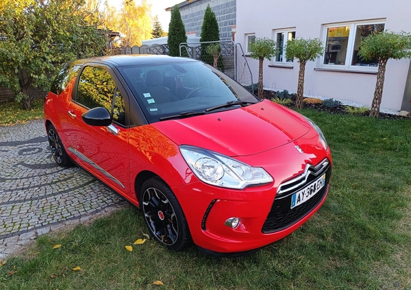 Citroen DS3 cena 20500 przebieg: 82000, rok produkcji 2010 z Pleszew małe 67